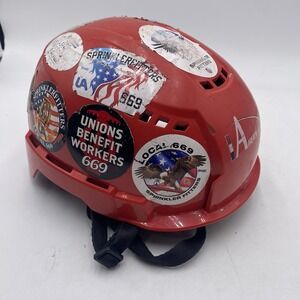 Milwaukee BOLT RedType 2 Class C Vented Safety Helmet 48-73-1093 VGC 6.5-8.5